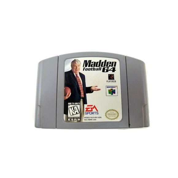 John Madden Football 64, 1997 | Nintendo 64, N64 |Original Cartridge - Picture 1 of 2